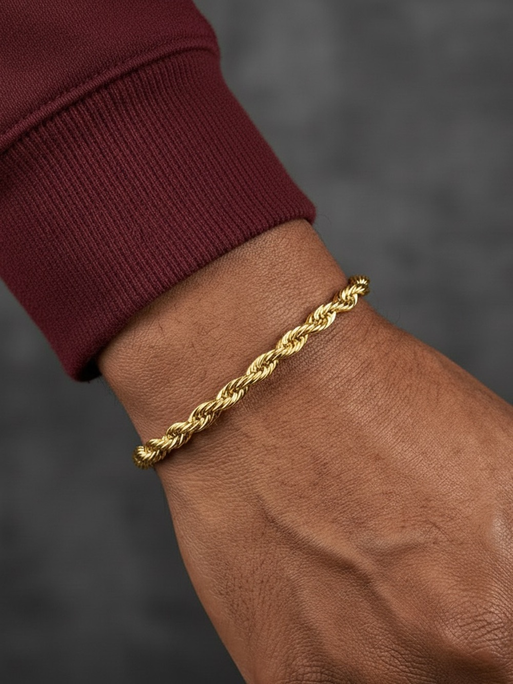 6mm Rope Bracelet - Classic Twist Design